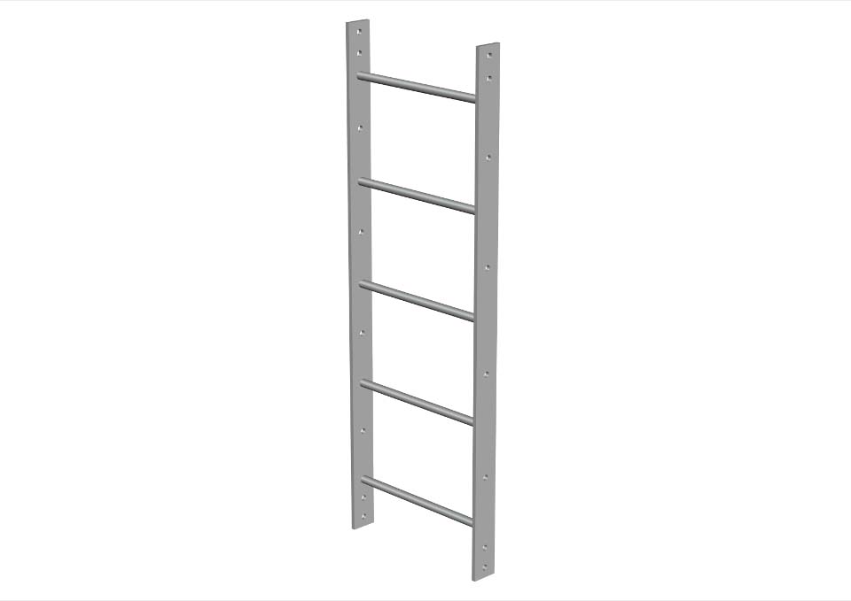 1250mm Short Ladder Ladder System Components Roofco